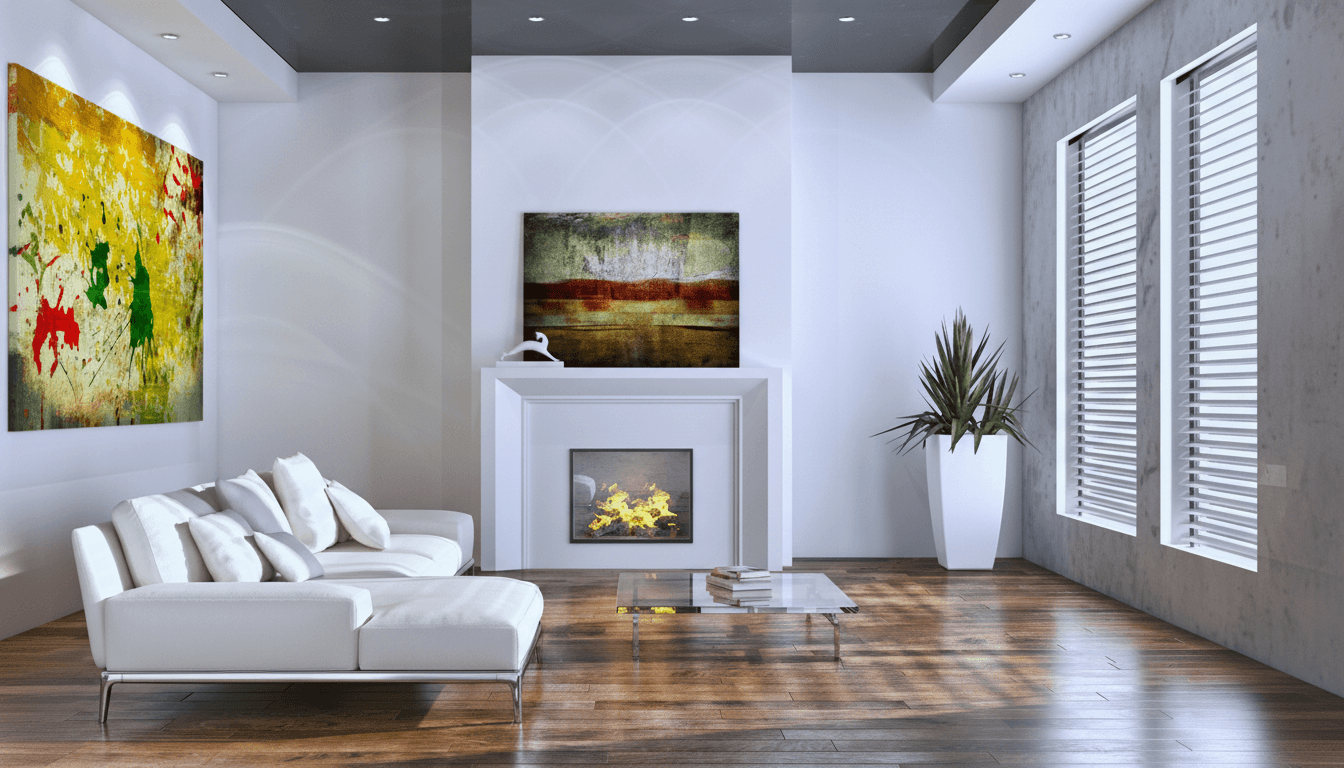 Standard modern kitchen interior before renovation